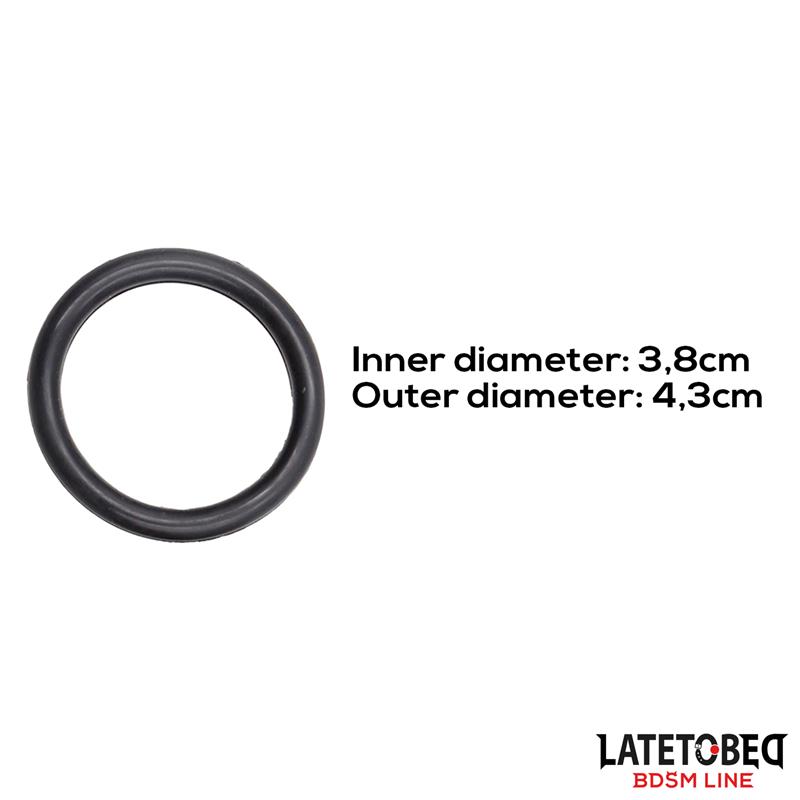 Silicone Cock Ring Diam. int. 3.8 cm Diam. ext. 4.3 cm