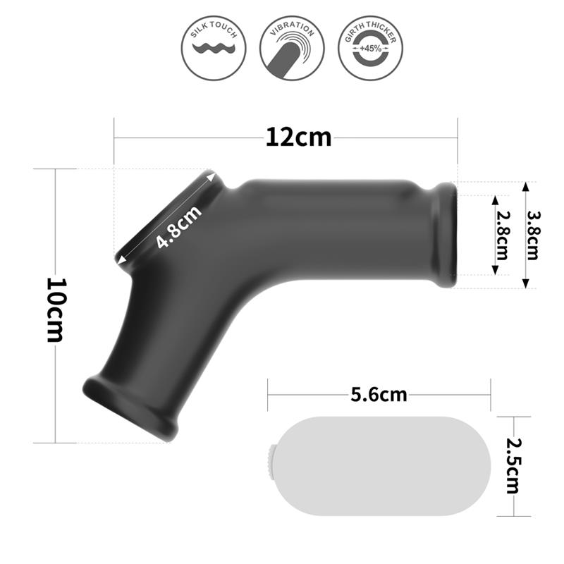 Vibrating Ring for Penis and Scrotum Silk Knights