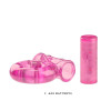 Baile Vibrating Cock Ring with Condom Pink