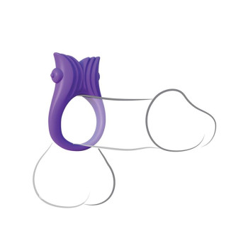 Fantasy C-Ringz Venus Silicone Love Ring Purple