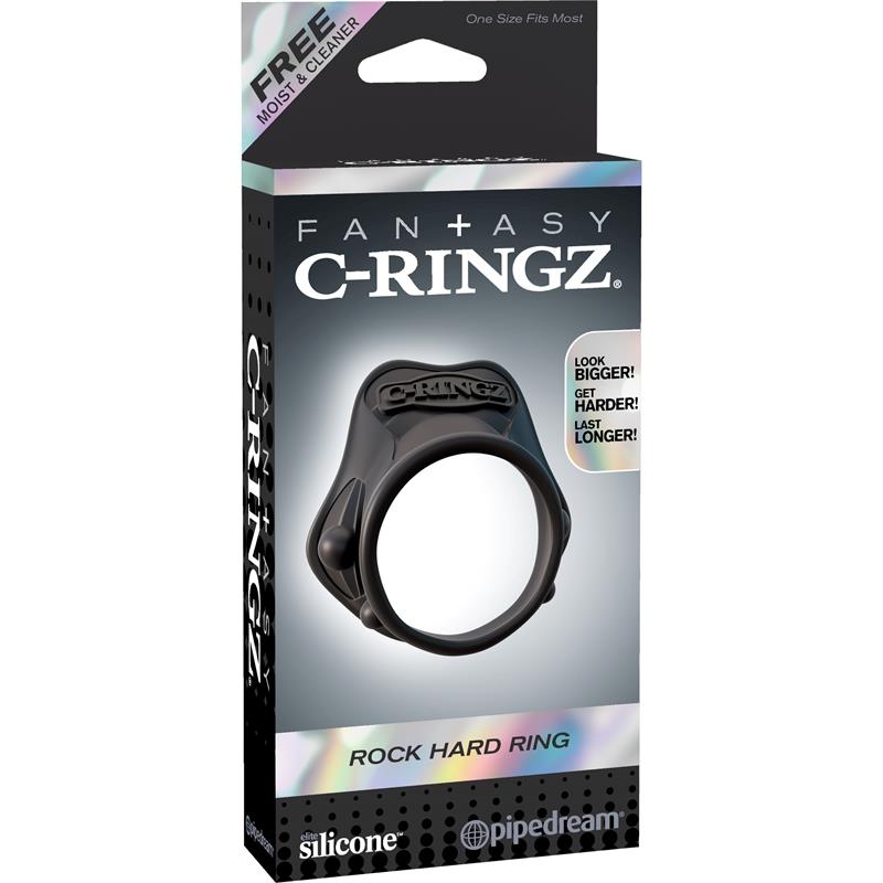 Fantasy C-Ringz Rock Hard Ring Black