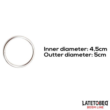 Metal Cock Ring Diam. int. 4.5 cm Diam. ext. 5 cm