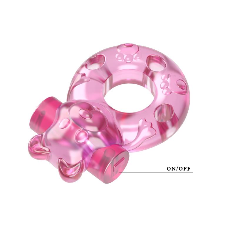 Cock Ring with Vibrating Bullet Bear