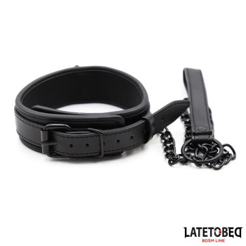 Neoprene Bondage Collar and Leash