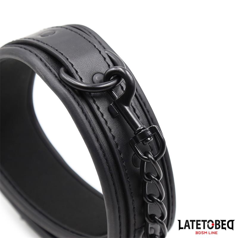 Neoprene Bondage Collar and Leash