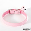 Collar with Bell Adjustable Pink