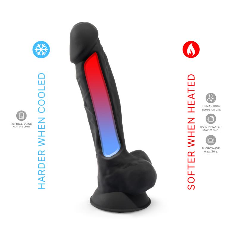 Dildo Dual Density Mod. 1 - 7 Black