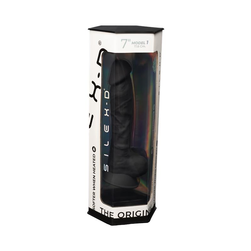 Dildo Dual Density Mod. 1 - 7 Black