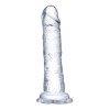 Realistic Dildo Crystal Material 19 cm