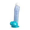 Liquid Silicone Angel Blue Dildo 8