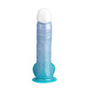 Liquid Silicone Angel Blue Dildo 8