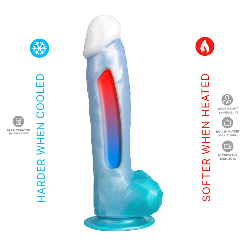 Liquid Silicone Angel Blue Dildo 8