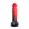 Liquid Silicone Devil Red Dildo 8