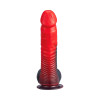 Liquid Silicone Devil Red Dildo 8
