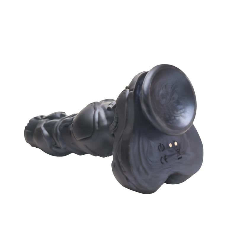 Cyborg Cock Thrusting and Vibrating Metal Dildo