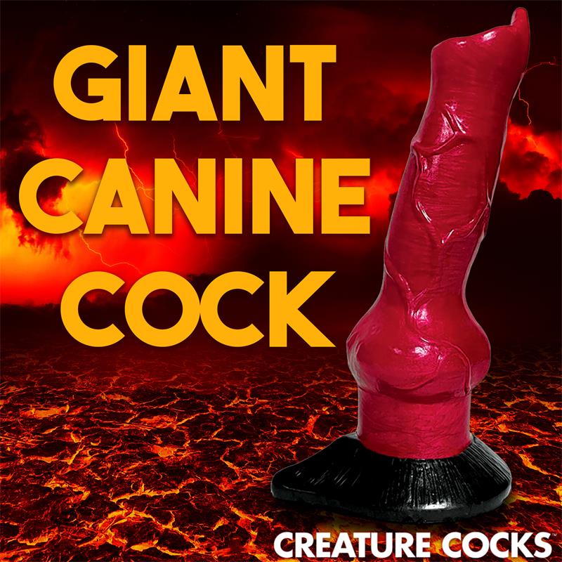 Hell-Hound Canine Silicone Dildo 19 cm - 7.5