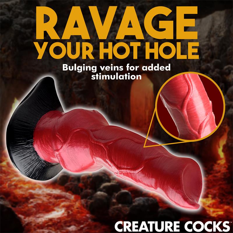 Hell-Hound Canine Silicone Dildo 19 cm - 7.5