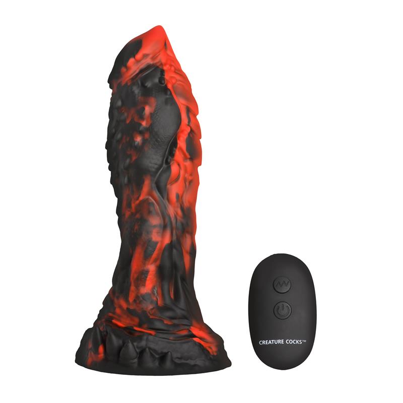 Inferno Cock Vibrating Silicone Dildo