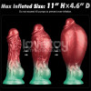 Dual Density Silicone Inflatable Dildo 8