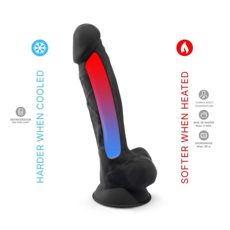 Dildo Dual Density Mod. 1 - 8 Black