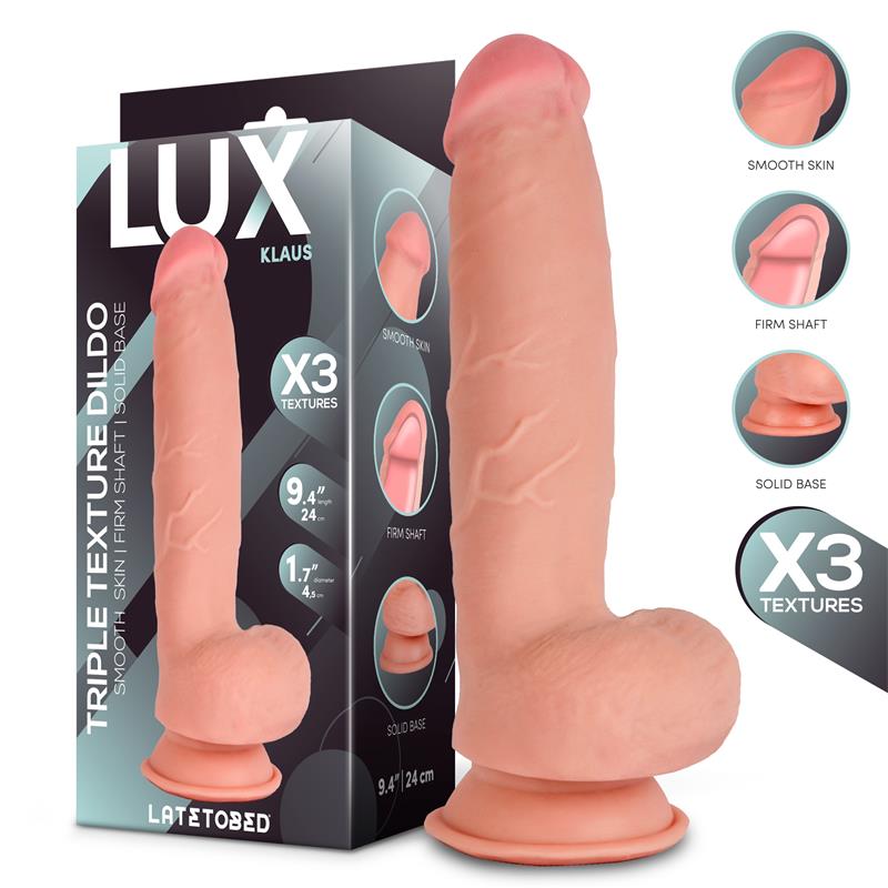 Klaus Triple Density Dildo with Balls 9.4