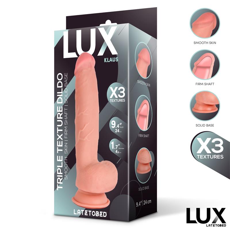 Klaus Triple Density Dildo with Balls 9.4