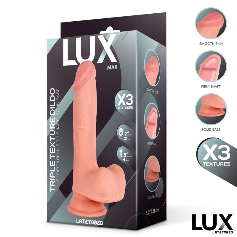 Max Triple Density Dildo with Balls 8.2