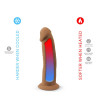 Dildo Dual Density Mod. 2 - 6 Caramel