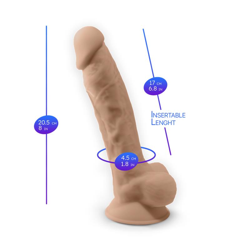 Dildo Mod. 1 - 8 ZD03 10 Vibrating Functions and Remote Control