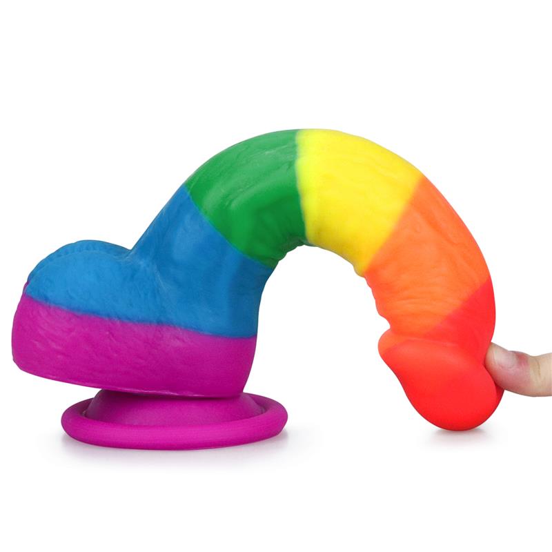 Dildo Prider 8 Liquid Silicone LGBT