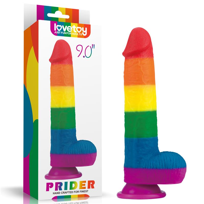 Dildo Prider 9 Liquid Silicone LGBT