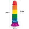 Dildo Prider 7 Liquid Silicone LGBT