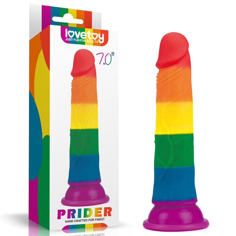 Dildo Prider 7 Liquid Silicone LGBT