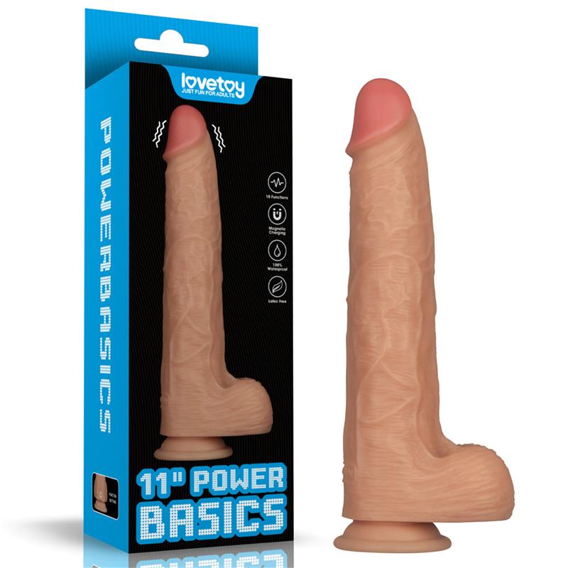 Power Basics Dildo with Vibration 11