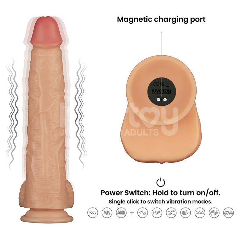 Power Basics Dildo with Vibration 11