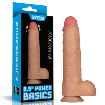 Power Basics Dildo with Vibration 9.5