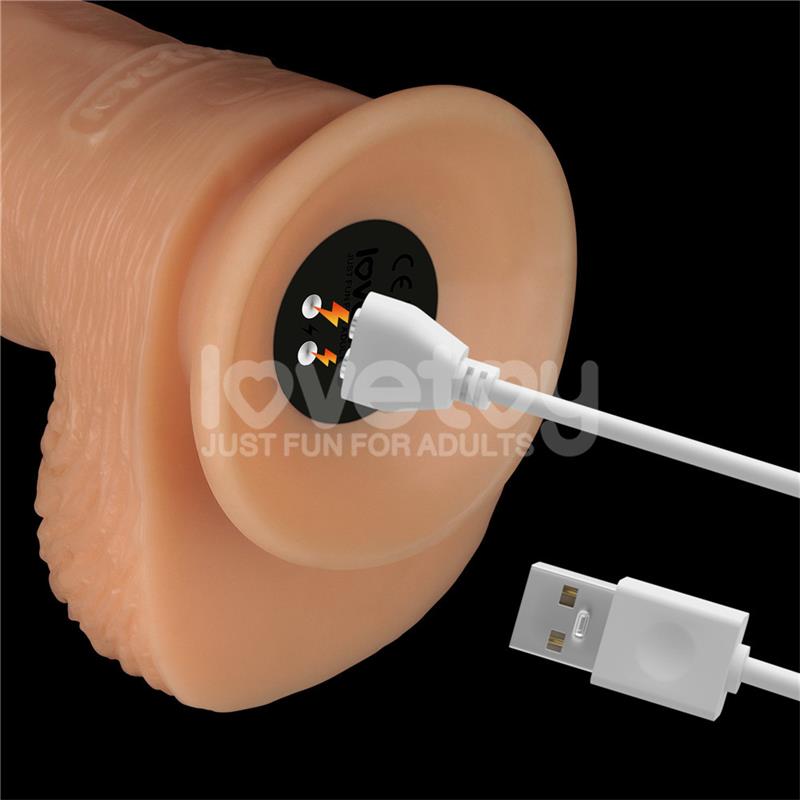 Power Basics Dildo with Vibration 9.5