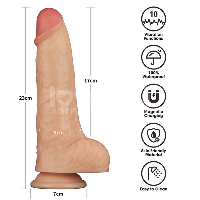 Power Basics Dildo with Vibration 9