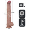 Dual Layered Bendable Dildo XXL 14,5
