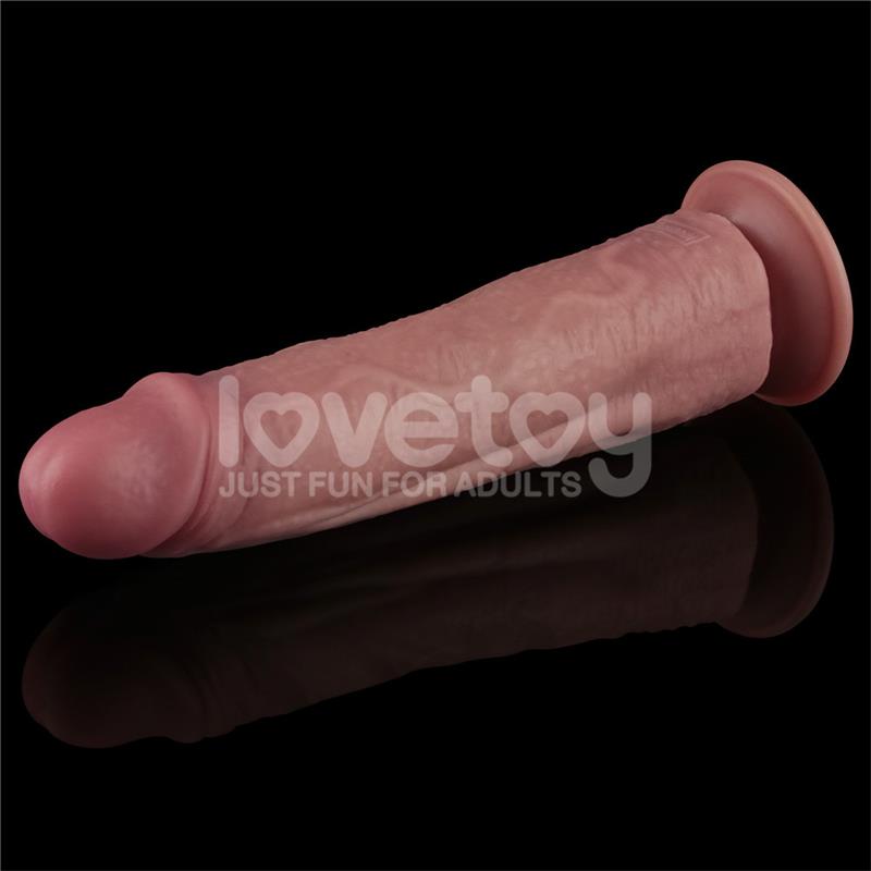 Dual Density Dildo with Vibration 10,5