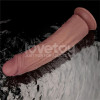 Dual Density Dildo with Vibration 10,5