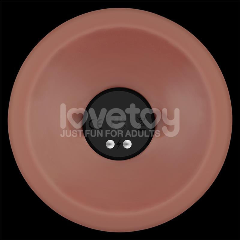 Dual Density Dildo with Vibration 10,5