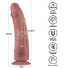 Dual Density Dildo with Vibration 10,5