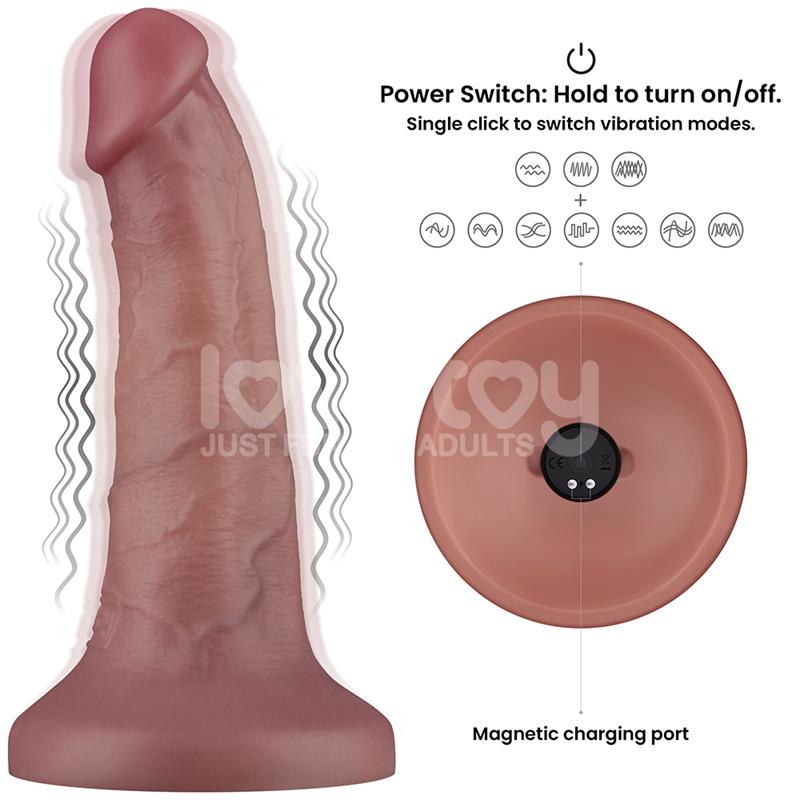 Dual Density Dildo with Vibration 6