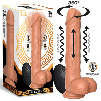 Flavius Dildo with Thrusting, 360? Waving and Vibration 9- 23 cm