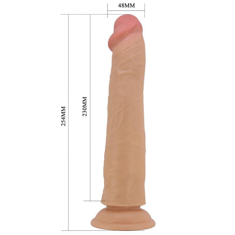 Sharife Dildo Sliding Skin-Retractil 25 cm