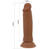 Quentin Dildo with Sliding Skin-Retractil 18.4 cm