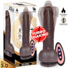 Severo Realistic Turbo Shaking Dildo Thrusting, 360? Rotation Remote Control Heat Effect
