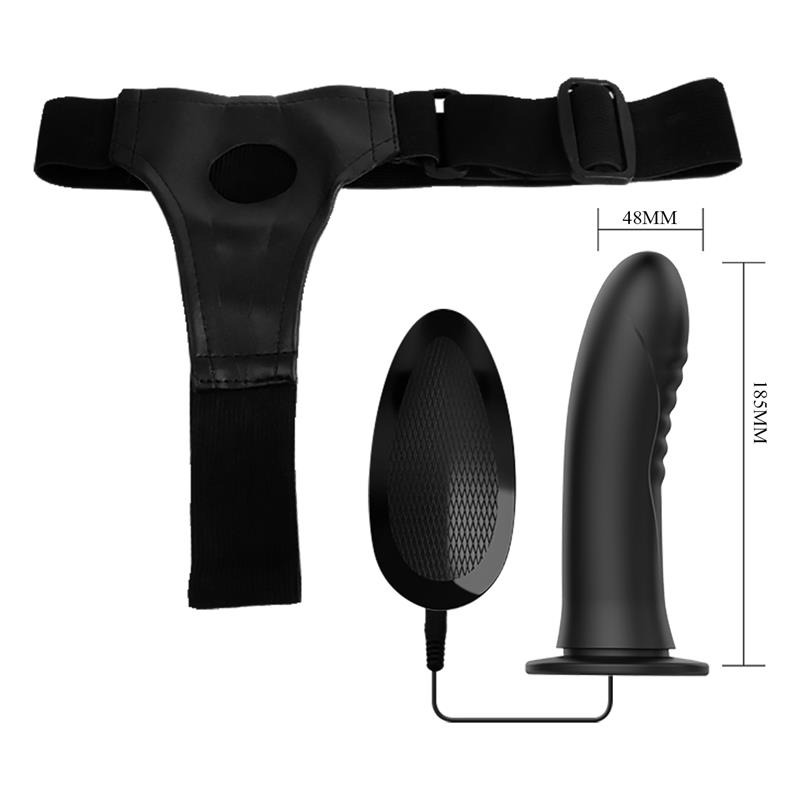 Myron Strap-On with Vibrating Dildo 7.2