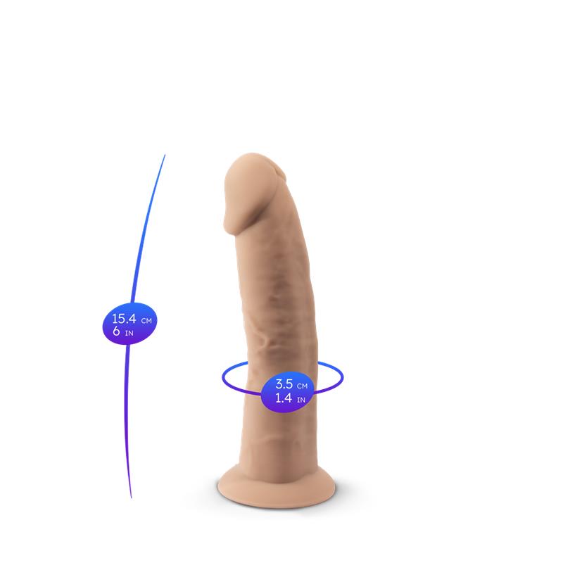 Dildo Dual Density Silicone Mod. 2 - 6